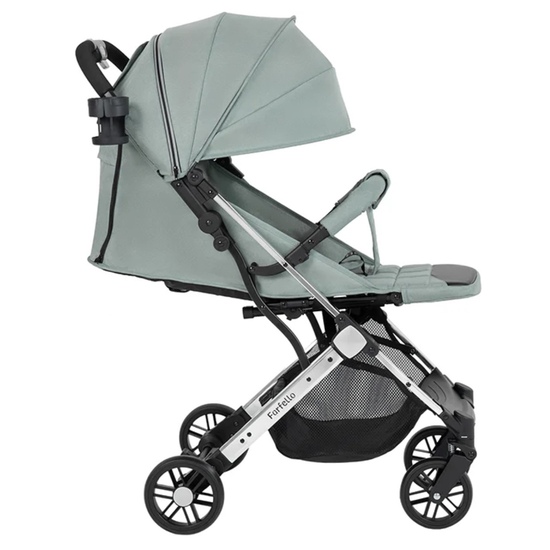 Коляска прогулочная Farfello Comfy Go Comfort Chrome Khaki Chrome/Хаки - 5